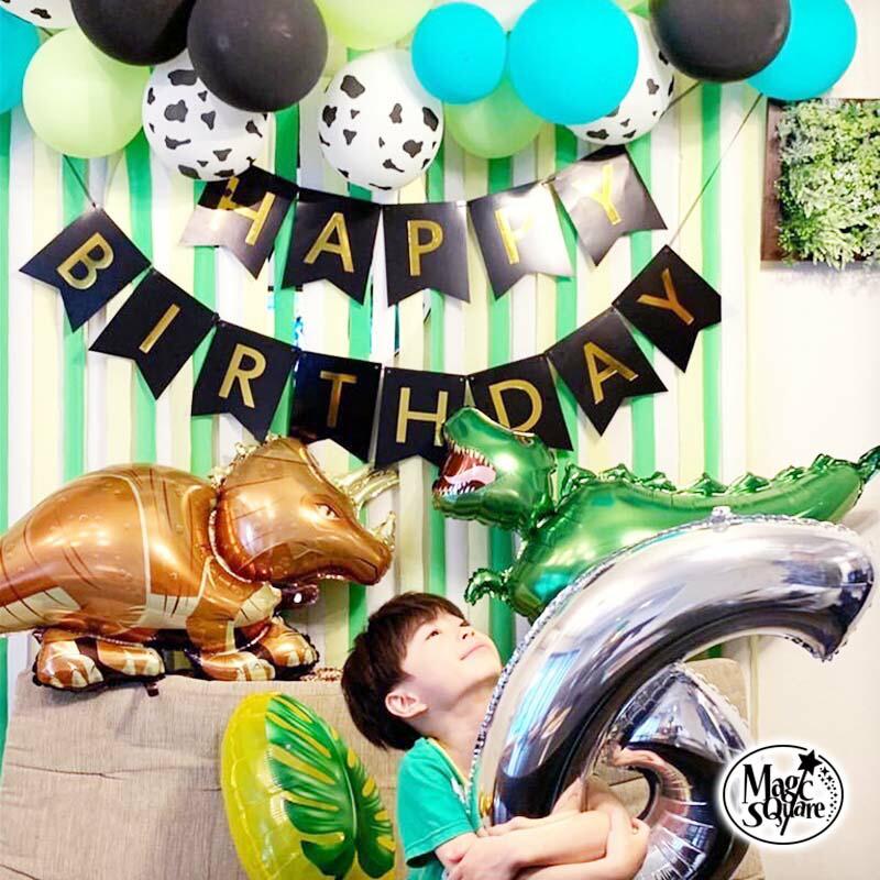 恐竜デコレ 誕生日 バースデー 飾りつけ Bs0036 ウォールステッカーのスクウェア 通販 Yahoo ショッピング