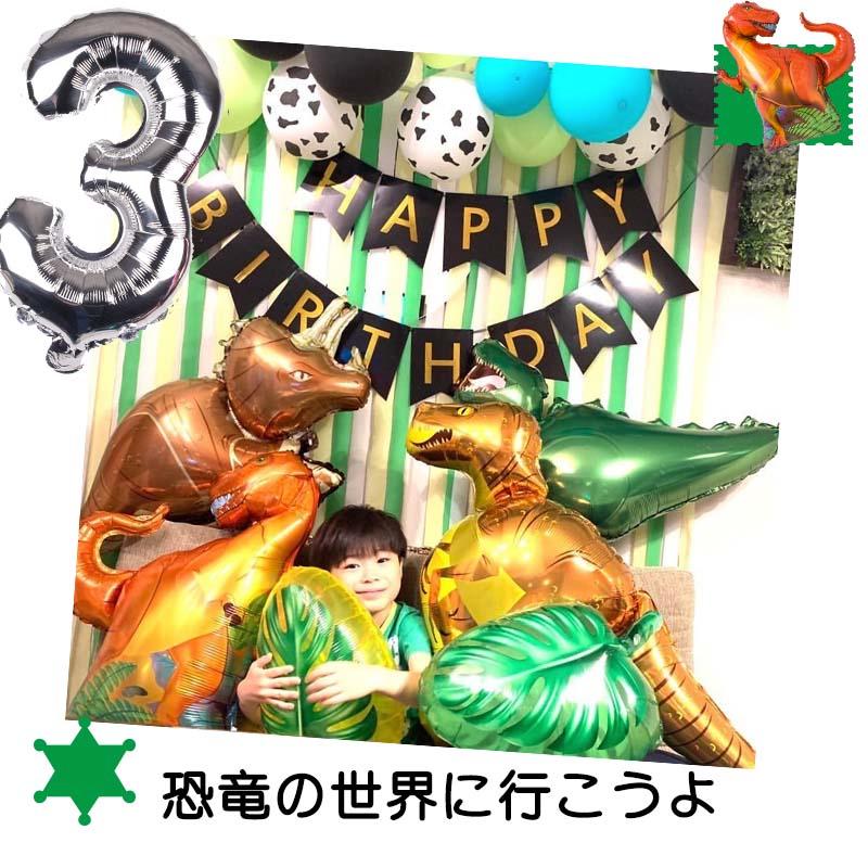 恐竜デコレ 誕生日 バースデー 飾りつけ |  | 07