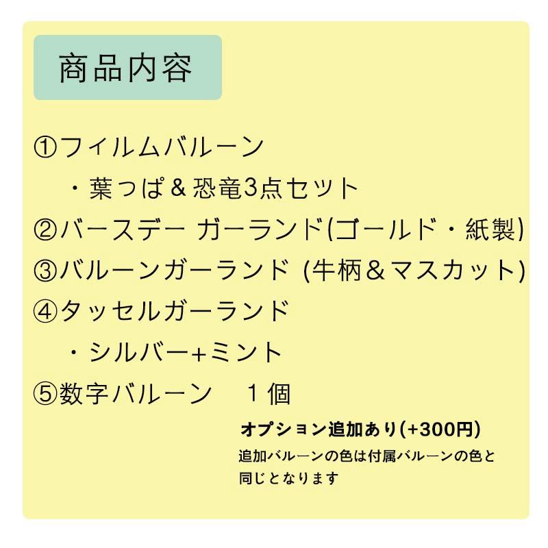 ティラノサウルスデコレ 誕生日 セット |  | 01