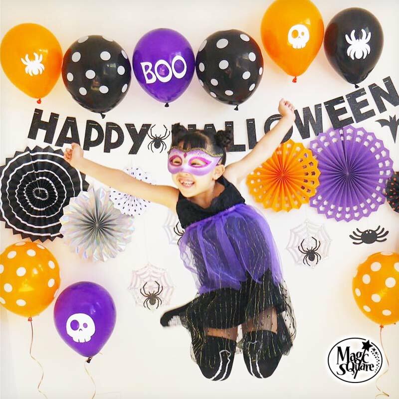 わくわくハロウィンデコレ ハロウィン 飾りつけ 風船 バルーン Bs0074 ウォールステッカーのスクウェア 通販 Yahoo ショッピング