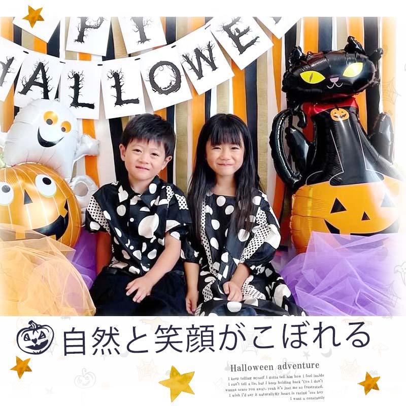 ハロウィン  飾り付け 風船 バルーン 室内装飾 クレープストリーマー 壁面 玄関 かぼちゃ パンプキンハロウィンデコレ | マジックスクウェア | 14