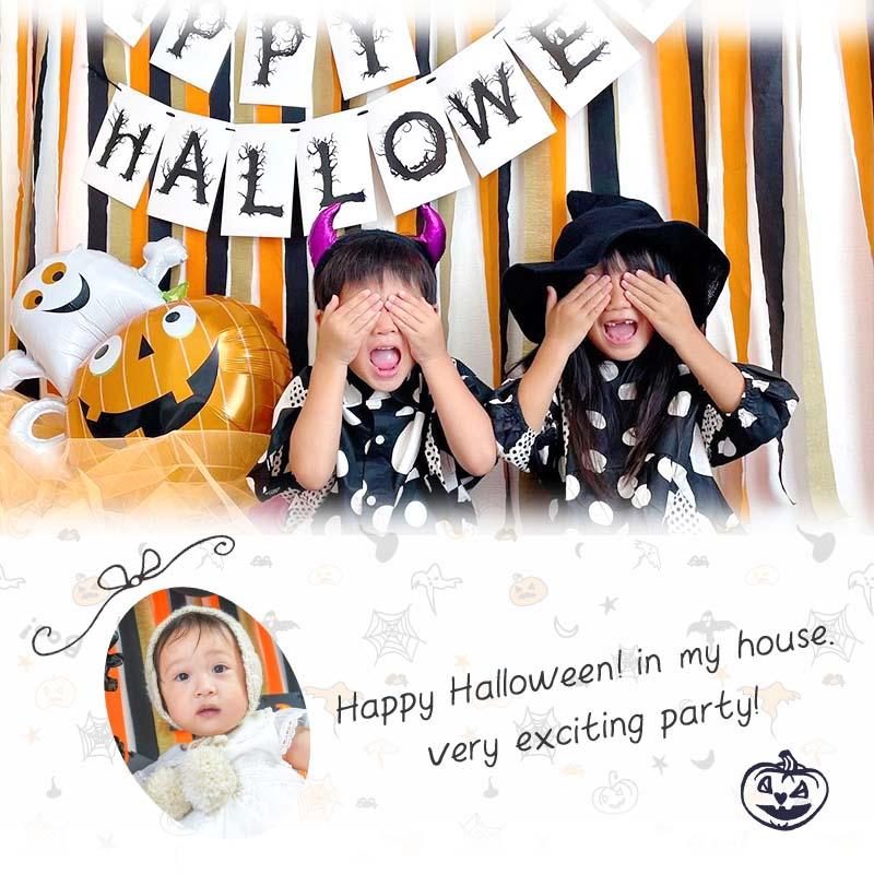 ハロウィン  飾り付け 風船 バルーン 室内装飾 クレープストリーマー 壁面 玄関 かぼちゃ パンプキンハロウィンデコレ | マジックスクウェア | 07