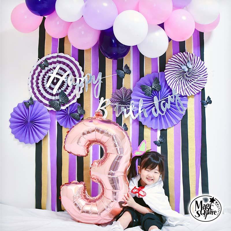 こちょう誕生日フォトブース 誕生日 飾りつけ バルーン | 