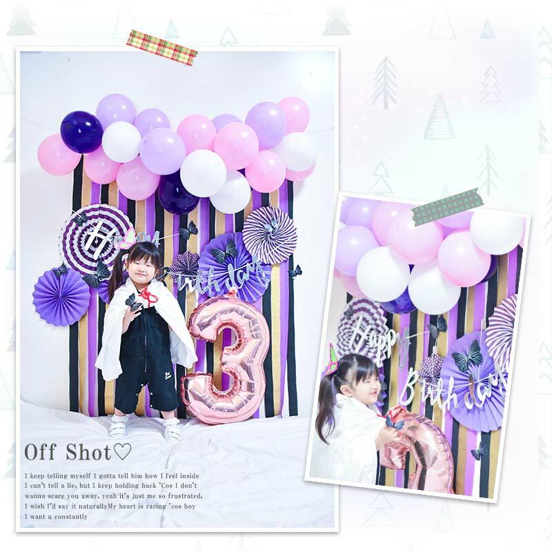 こちょう誕生日フォトブース 誕生日 飾りつけ バルーン |  | 02