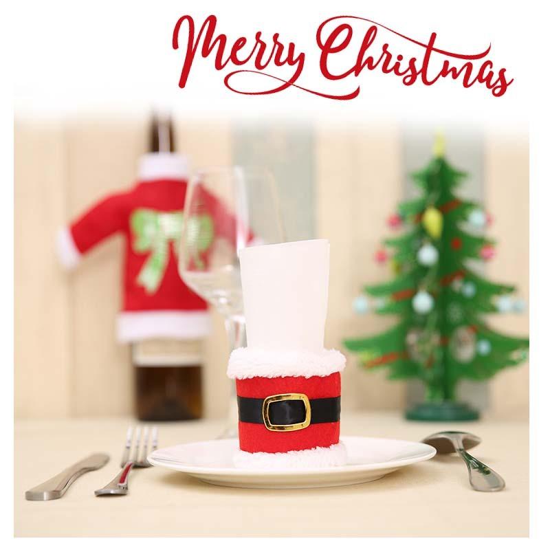 クリスマス テーブルクロス テーブルウェア 飾り サンタ カトラリー ホルダー 19 7cm Cz0005 ウォールステッカーのスクウェア 通販 Yahoo ショッピング
