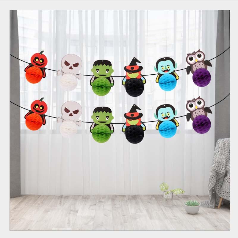 ハロウィン 飾り ハニカムボール セット 飾り付け 2WAYハロウィン