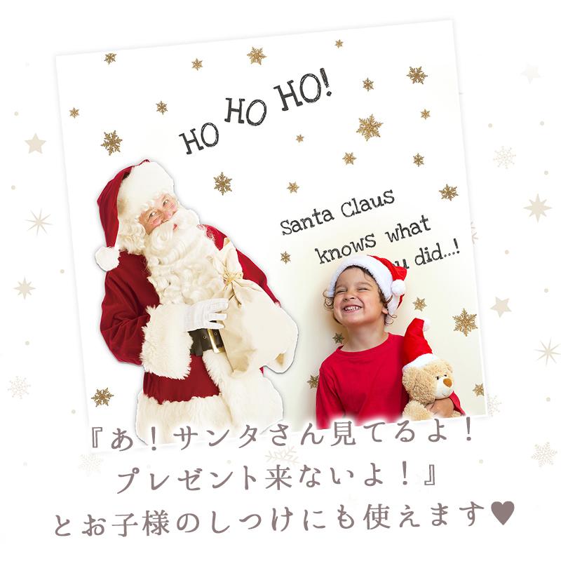 ウォールステッカー クリスマス 飾り 【サンタにはおみとおし】 はがせる 壁 シール ステッカー 壁紙 飾りつけ おしゃれ かわいい 北欧 店内装飾 | ウォールステッカーのスクウェア | 12