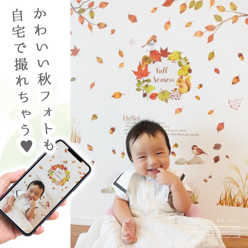 ウォールステッカー 飾り 枯葉 落ち葉 ハロウィン 【オータムカラー】 はがせる 壁 シール おしゃれ 植物 北欧 観葉植物 木 インテリア 店内装飾 |  | 03