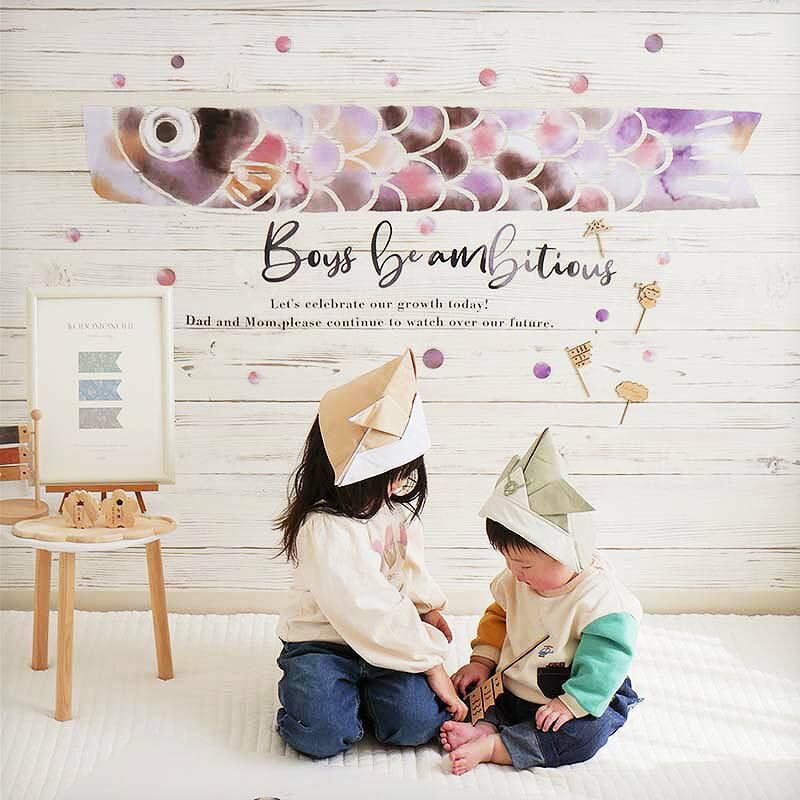 マジックスクウェア ウォールステッカー 子どもの日 飾り