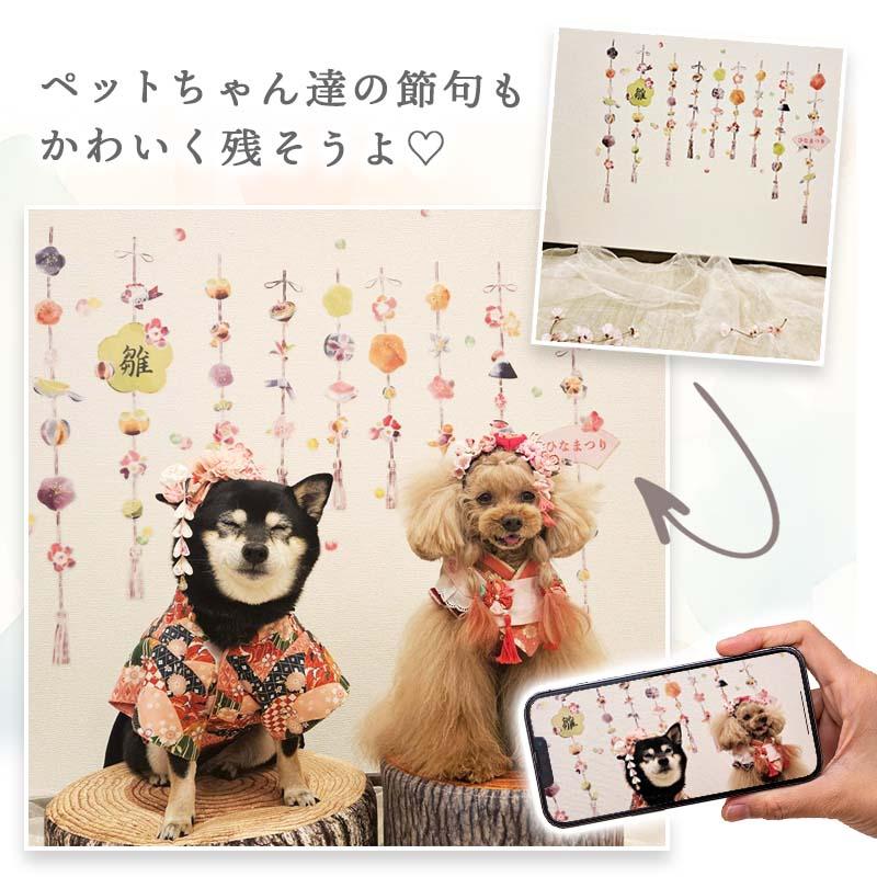 ウォールステッカー ひな祭り 【いざよい吊るし雛】 貼ってはがせる 壁 シール 賃貸OK ひなまつり 雛祭り おひなさま おひな様 つるし雛 初節句 受注印刷 |  | 15