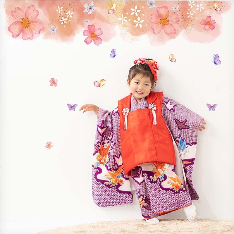 ウォールステッカー 桜 さくら 春 飾り 【さくらホイップ】 はがせる 壁 シール ステッカー 飾りつけ 花 雛祭り お雛様 おひなさま ひなまつり 受注印刷 | 