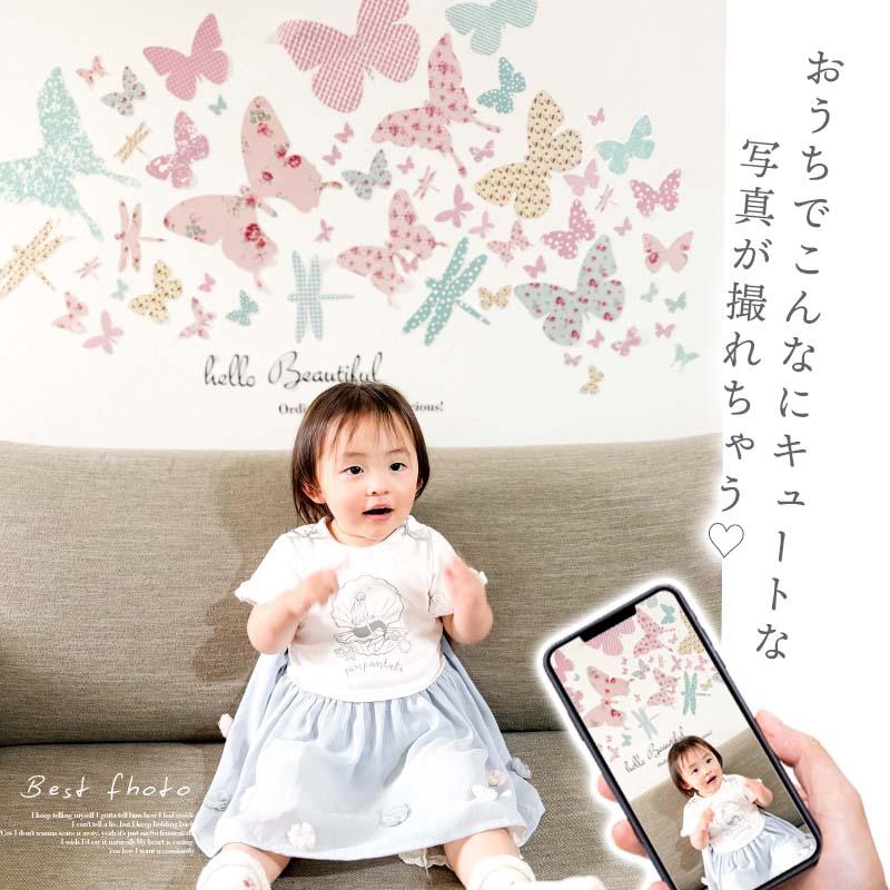 ウォールステッカー はがせる シール 壁紙  バタフライフラワー 飾り |  | 04