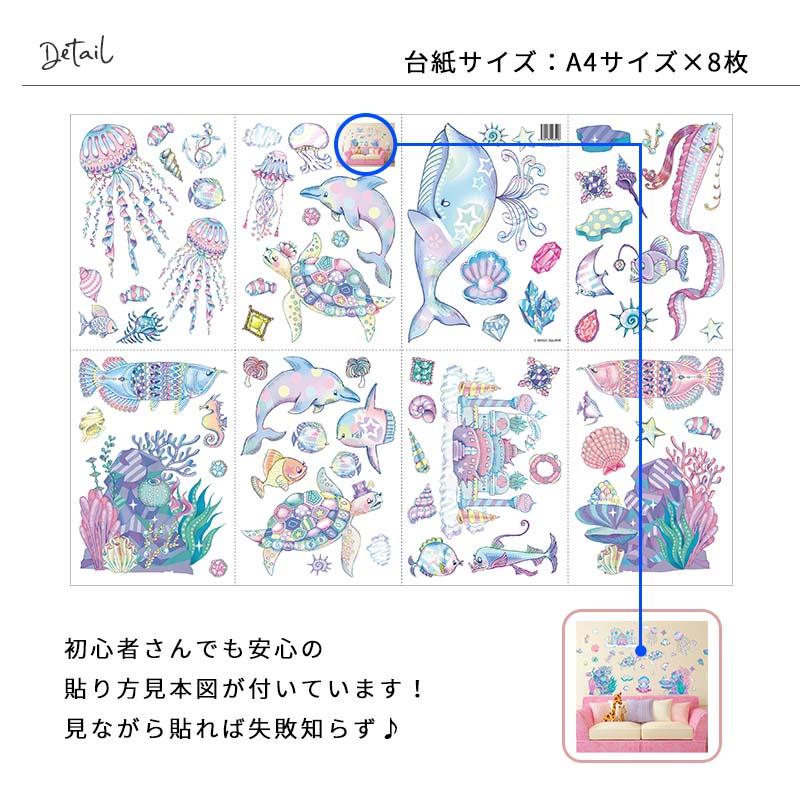 ウォールステッカー はがせる シール 壁紙 Econeco フィッシュパレード サイズ 8枚組 絵子猫 エコネコ W0263 ウォールステッカーのスクウェア 通販 Yahoo ショッピング