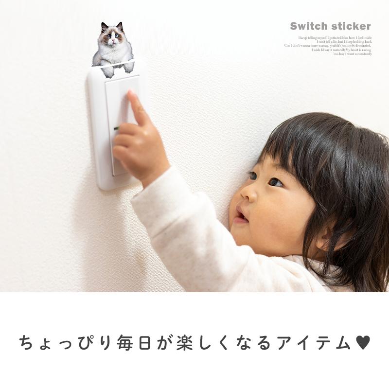ウォールステッカー 飾り 動物 猫 ねこ 【トリック猫】 はがせる 壁 シール おしゃれ 植物 北欧 観葉植物 木 実写 インテリア 受注印刷 |  | 03