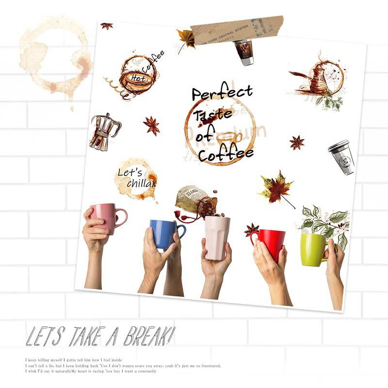 ウォールステッカー カフェタイム コーヒー 秋 |  | 02