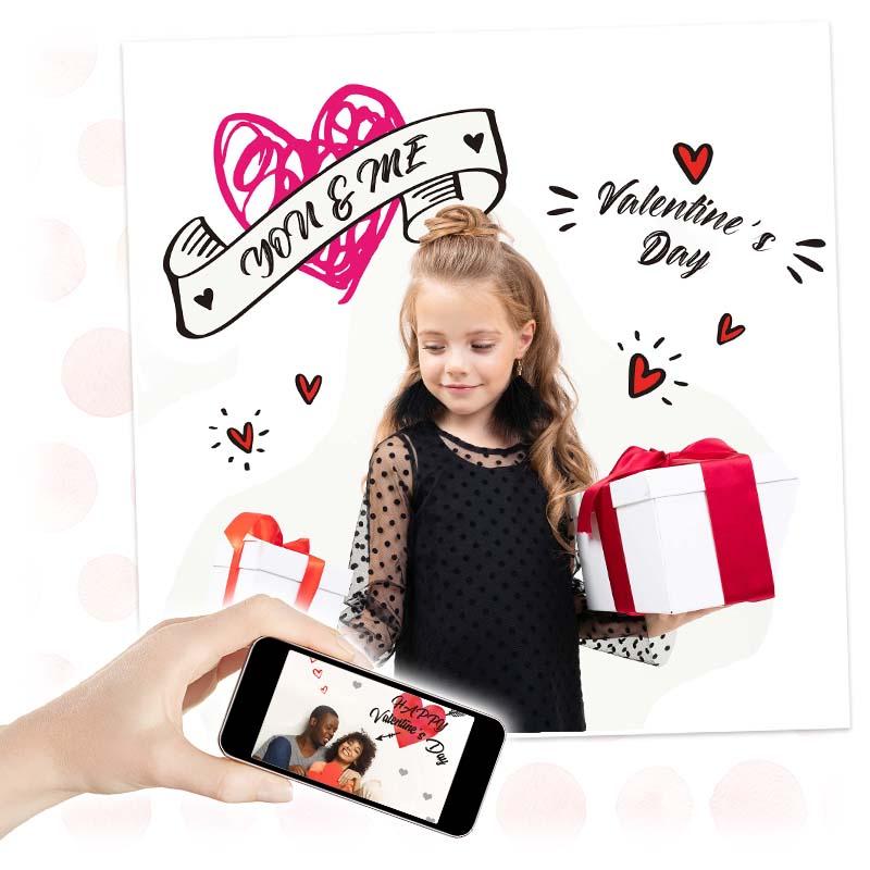 ウォールステッカー はがせる 壁 シール ステッカー 【You & Me】 壁紙 大きい 飾り 飾りつけ おしゃれ 北欧 花 バレンタイン 受注印刷 |  | 01