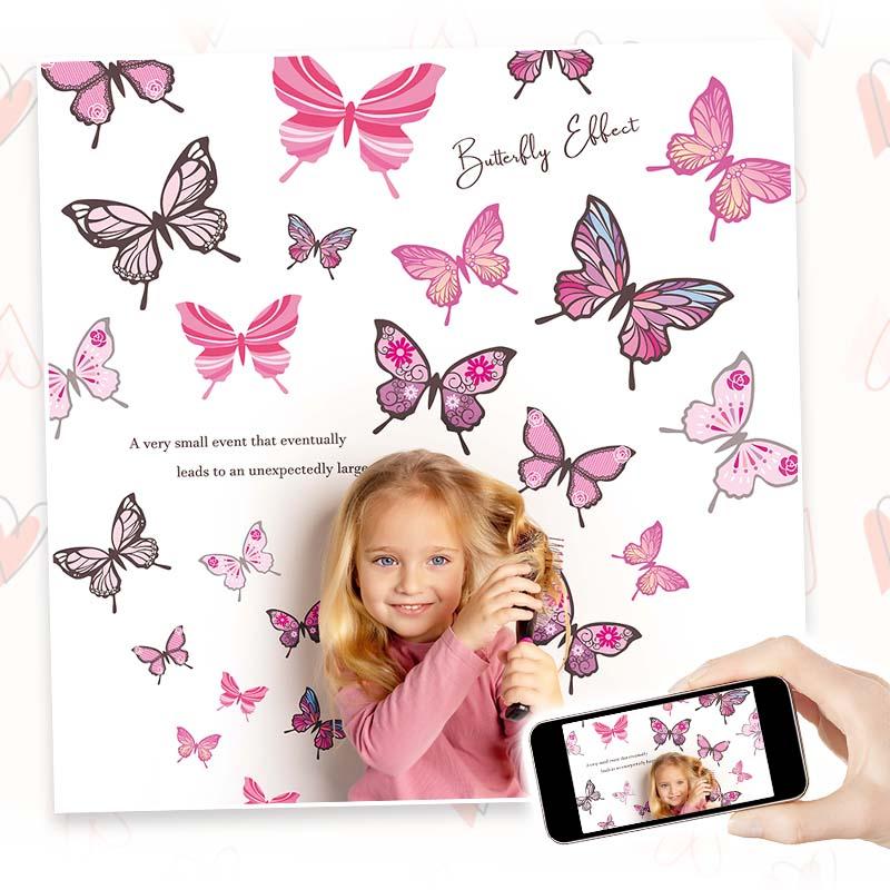 ウォールステッカー エレガントバタフライ 蝶 ちょうちょ 蝶々 大人カワイイ 大人っぽい 壁 シール かわいい |  | 03