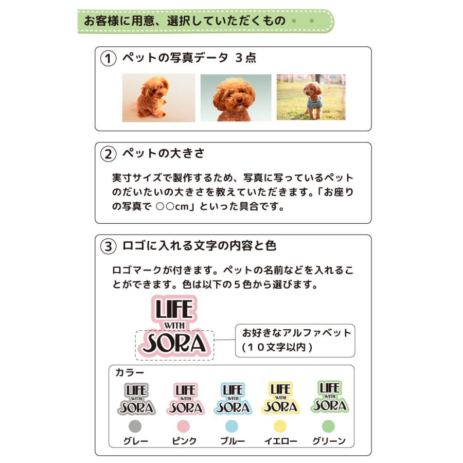 名入れ ウォールステッカー 送料無料 ペット  世界に一つだけのペットステッカー(大)  受注製作 ペット 犬 ラブラドール |  | 07