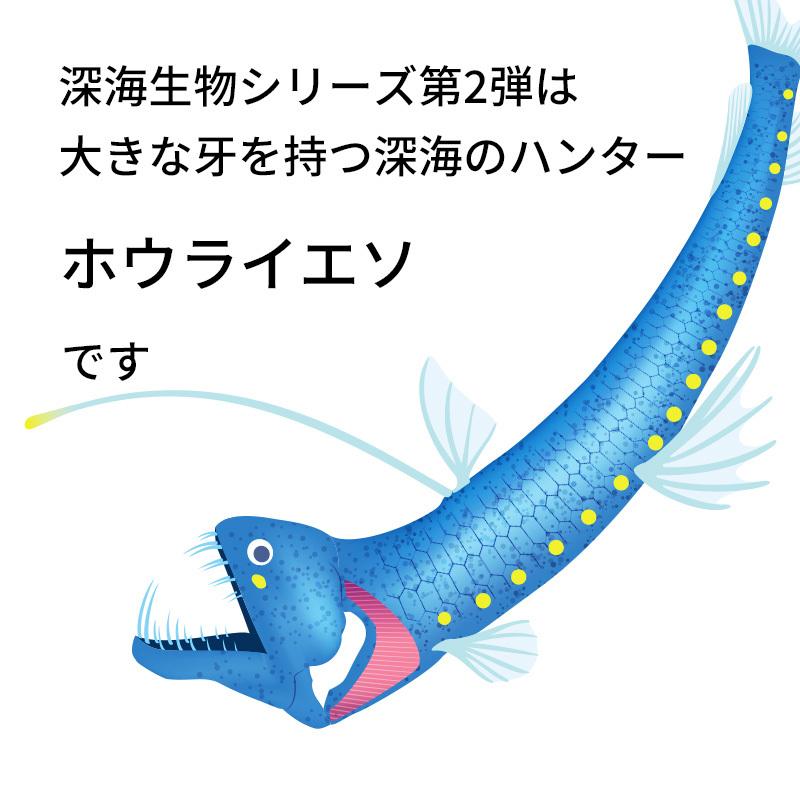 ウォールステッカー ホウライエソ 深海 生物 魚 深海魚 オキアミ 怖い かっこいい かわいい きもい 蓄光シート 光る 受注印刷 Wm0001 2 ウォールステッカーのスクウェア 通販 Yahoo ショッピング