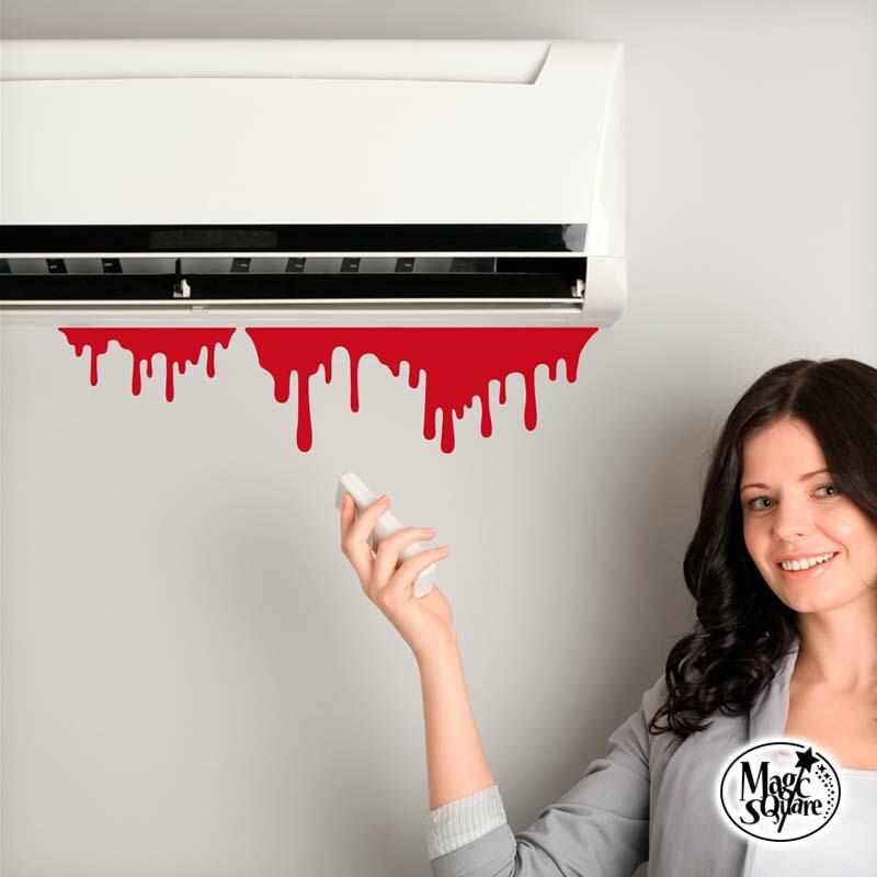 ウォールステッカー ハロウィン 飾り付け 室内装飾 壁紙 シール 壁面 玄関 かぼちゃ 血のしたたり | マジックスクウェア