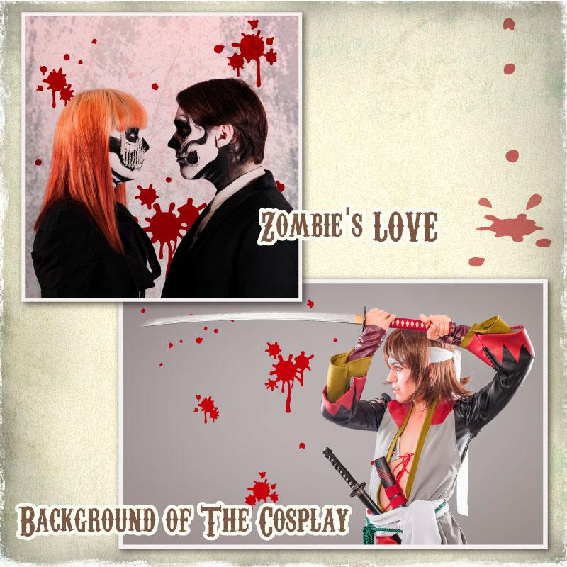 ウォールステッカー ハロウィン 飾り付け 室内装飾 壁紙 シール 壁面 玄関 かぼちゃ 血痕 | マジックスクウェア | 02