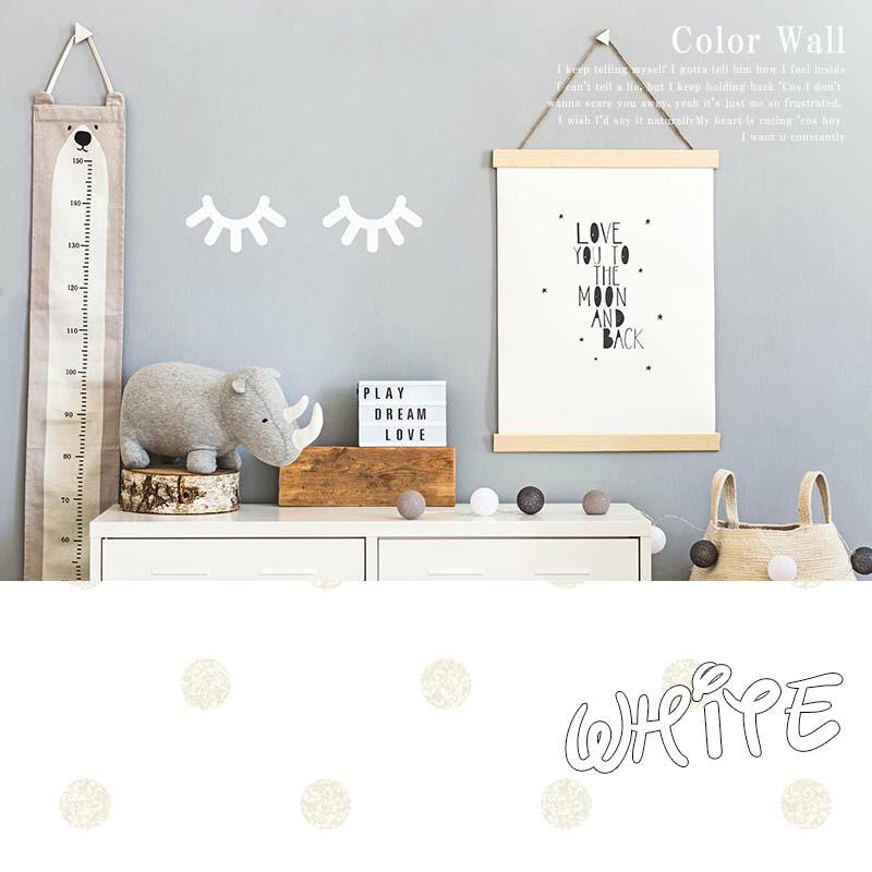 ウォールステッカー まつげ 北欧 モノトーン 転写式 壁シール 賃貸OK 貼ってはがせる 北欧 かわいいい おしゃれ 海外風 子供部屋 受注生産 |  | 10