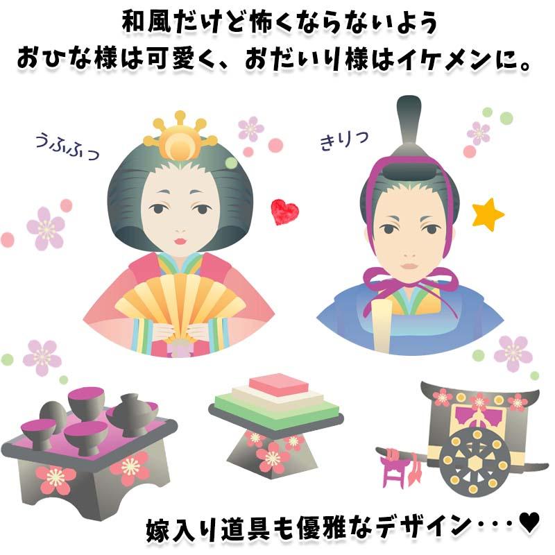 ウォールステッカー 飾り ひな祭り セット 【桜吹雪とおひなさま2枚セット】 はがせる 壁 シール ステッカー 壁紙 飾りつけ おひな様 ひなまつり |  | 13