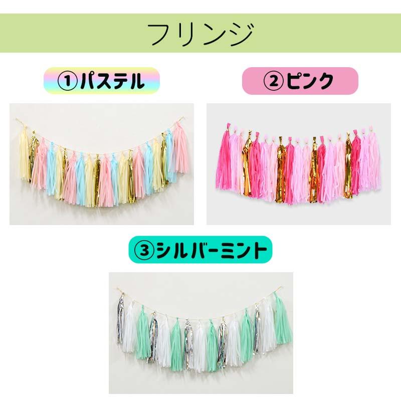 選べるフリンジガーランド  誕生日 飾り バースデー  飾り付け パーティー タッセルガーランド |  | 03