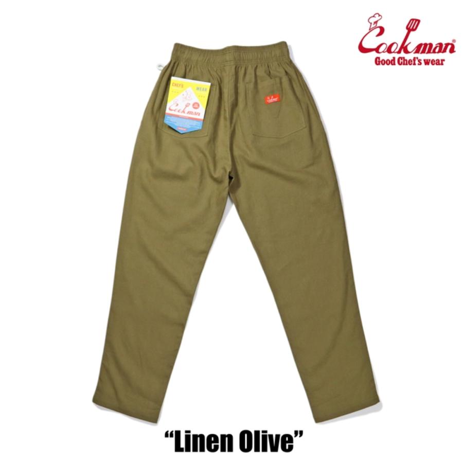 Chef Short Pants - Linen : Olive