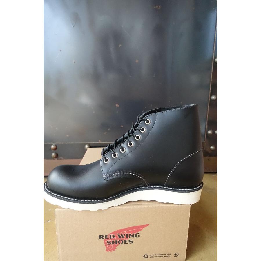 レッドウィング RED WING 8165 6-inch Classic Round ブラック「クローム」 | RED WING SHOES | 03