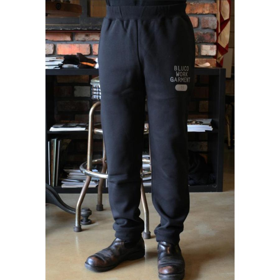 ブルコ BLUCO SWEAT PANTS -college- OL-916-022 【BLACK】 : blc 