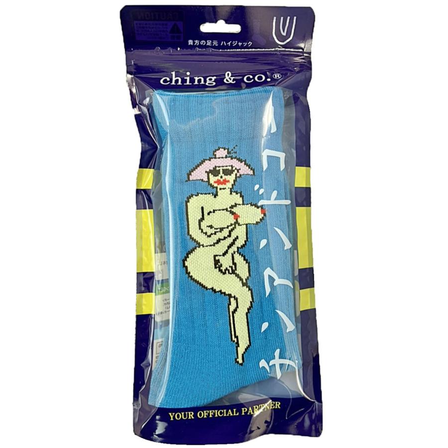 ching&co. チンアンドコー NEW 裸婦&TOUGH blue Socks ソックス : MAGIC-U&Co. - 通販 ...
