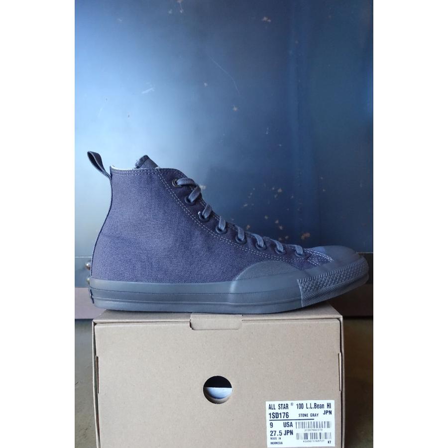 コンバース CONVERSE ALL STAR 100 L.L.Bean HI オールスター スニーカー ストーングレイ｜magic-u-co｜03