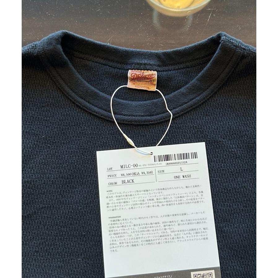 デラックスウエア DELUXEWARE MILC-00...MIL-SPEC THERMAL PLAIN BLACK 