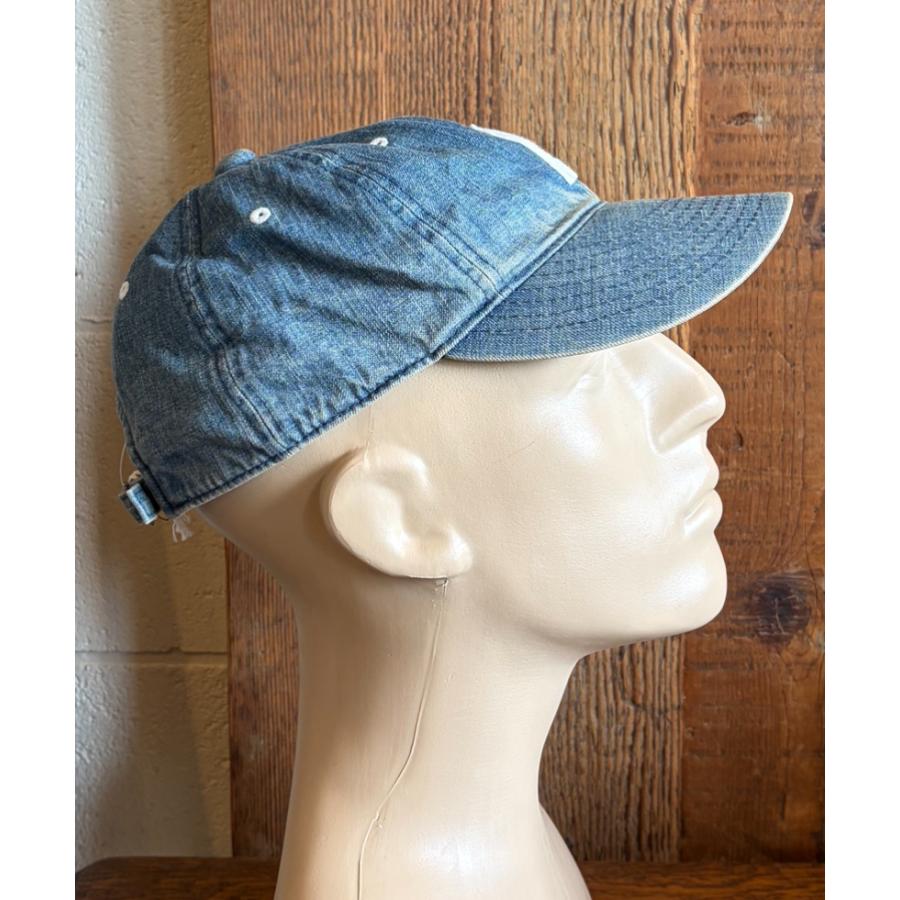 フルカウント FULLCOUNT 6843HW 6PANEL DENIM BASEBALL CAP F PATCH
