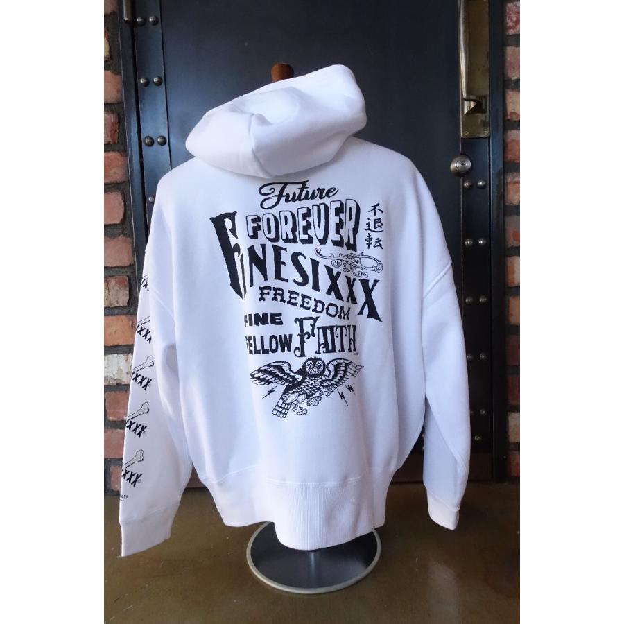 ファインシックス FINESIXXX FINE-CROSS EMBROIDERED GRAPHIC HOODIE