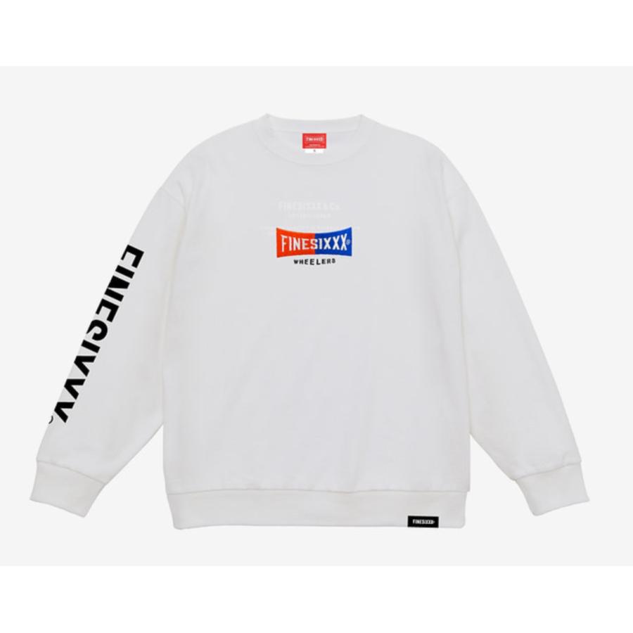 FINESIXXX ファインシックス STANDARD CREW NECK SWEAT【WHITE
