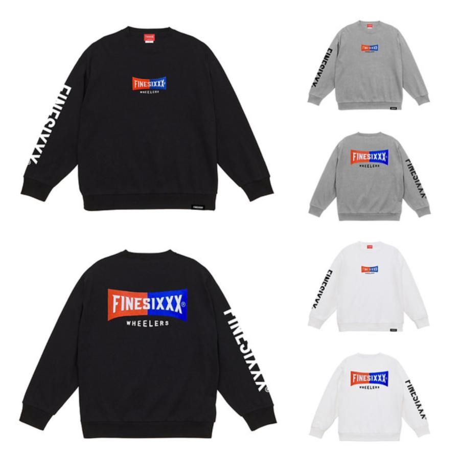 FINESIXXX ファインシックス STANDARD CREW NECK SWEAT【WHITE