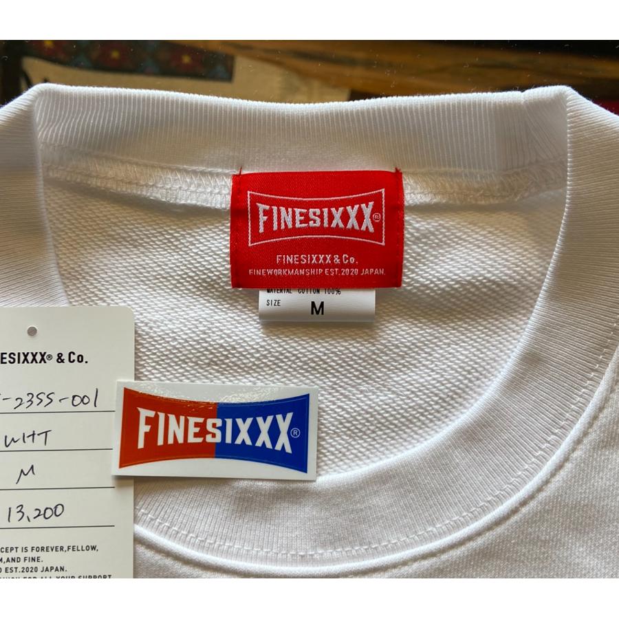 FINESIXXX ファインシックス STANDARD CREW NECK SWEAT【WHITE