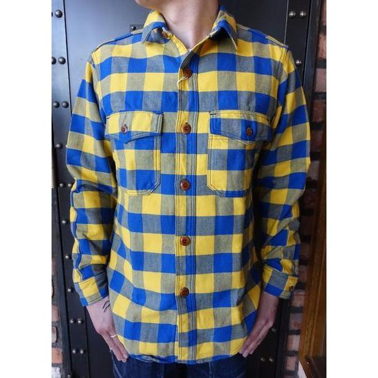 フリーホイーラーズ FREEWHEELERS 2033001 SKID ROW シャツ ROYAL BLUE  