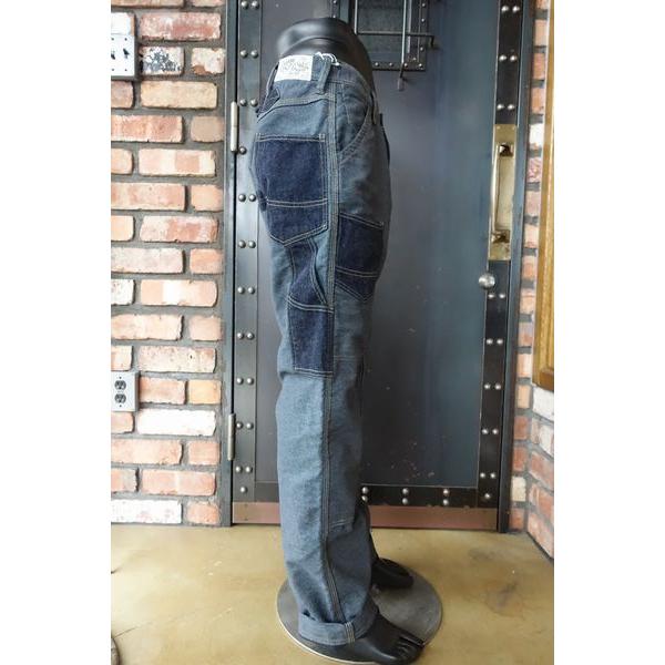 美品 フリーホイーラーズ デリックマン ネイビーピンストライプ インディゴ 34 フリーホイーラーズ（FREEWHEELERS） FREEWHEELERS 2132004