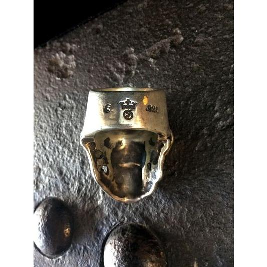 Gaboratory（ガボラトリー） ガボール LARGE SKULL RING WITH JAW 157 