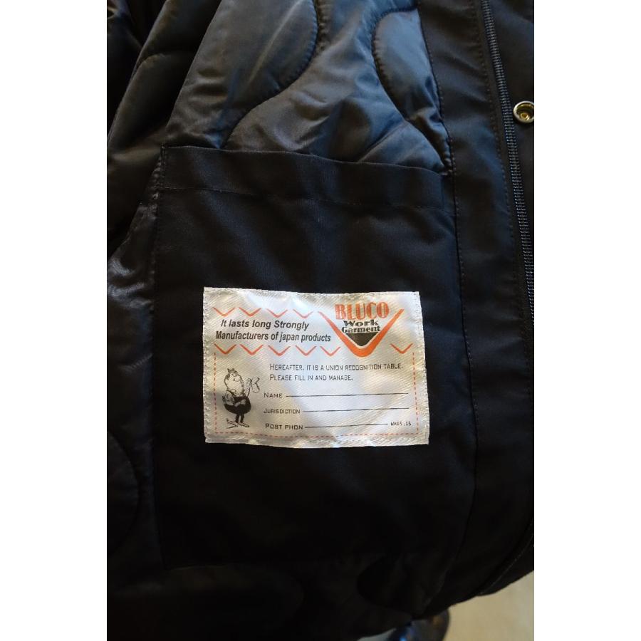 BLUCO（ブルコ） BLUCO QUILTING COACH JACKET OL-1351 BLACK : MAGIC