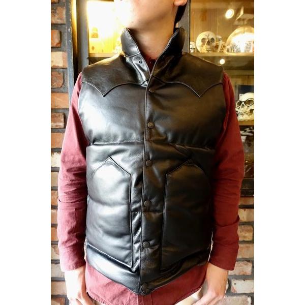 レインボーカントリー RAINBOW COUNTRY COW×HORSE ALL LEATHER DOWN