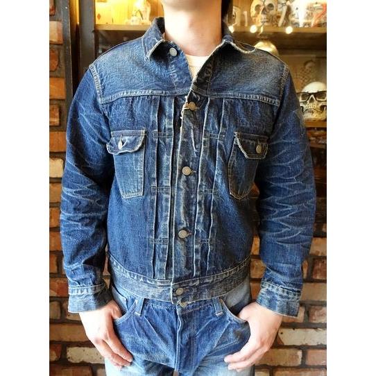 SUGAR CANE 14oz.FIBER DENIM STAR JACKET