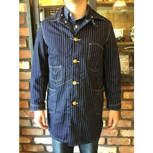 SUGAR CANE シュガーケーン SC12908 9oz WABASH STRIPE RAILROAD COAT