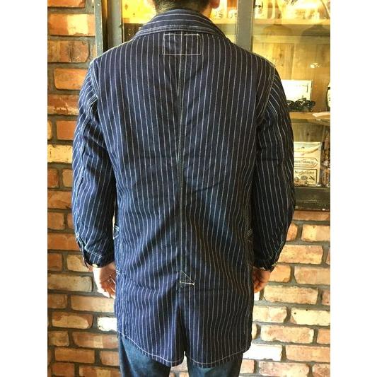 SUGAR CANE シュガーケーン SC12908 9oz WABASH STRIPE RAILROAD COAT