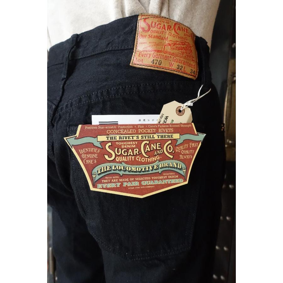 シュガーケーン SUGAR CANE SC41470 13oz. BLACK DENIM TYPE-III｜magic-u-co｜06