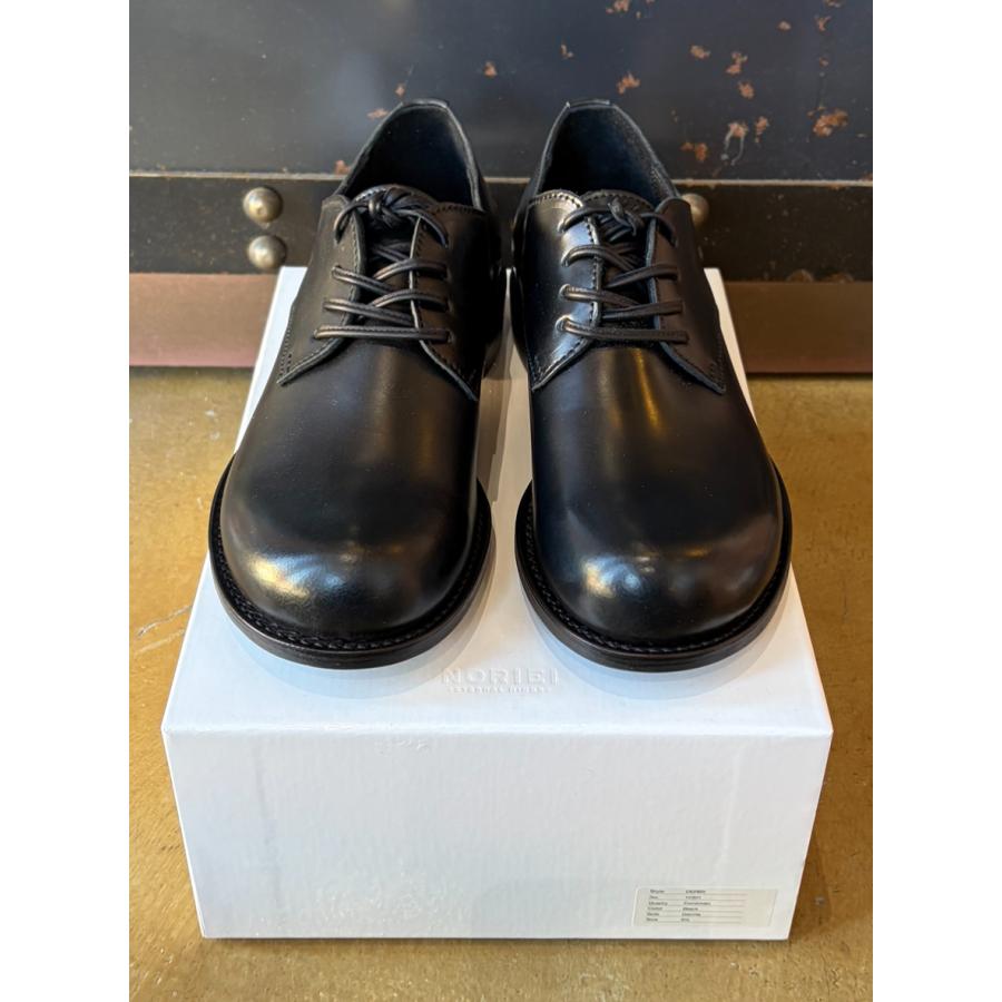 NORIEI ノリエイ  DERBY CORDOVAN SD10301 Oiled cordovan upper Horse hide lining Black Single Dainite soleの画像