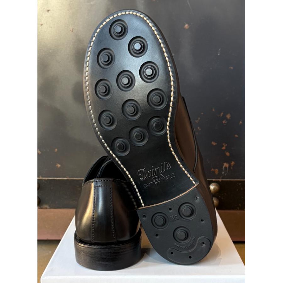 NORIEI ノリエイ  DERBY CORDOVAN SD10301 Oiled cordovan upper Horse hide lining Black Single Dainite soleの画像